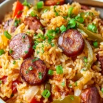 Easy One Pot Smoked Sausage & Rice Dinner Delight First Image