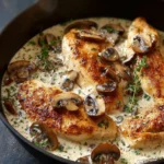 Easy Creamy Mushroom Chicken First Image