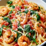 Tomato Spinach Shrimp Pasta: A Fresh, Flavor-Packed Weeknight Favorite First Image
