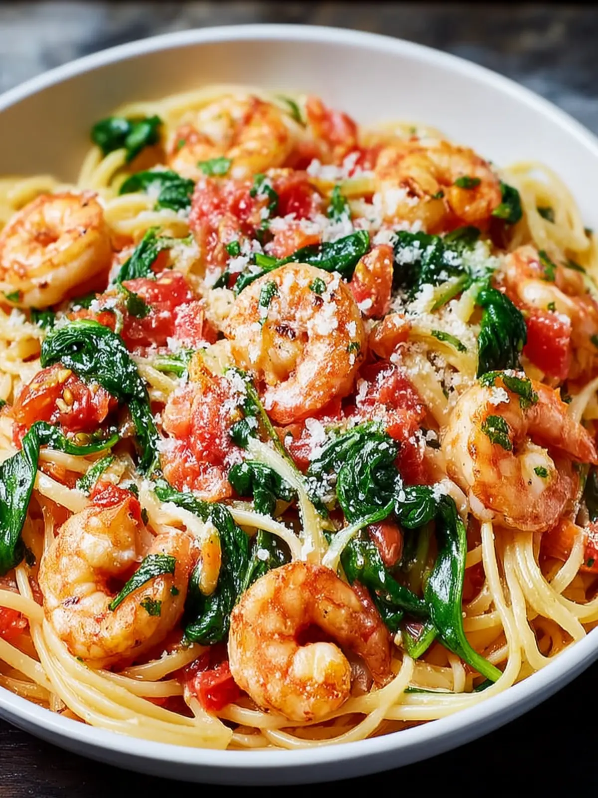 Tomato Spinach Shrimp Pasta: A Fresh, Flavor-Packed Weeknight Favorite First Image