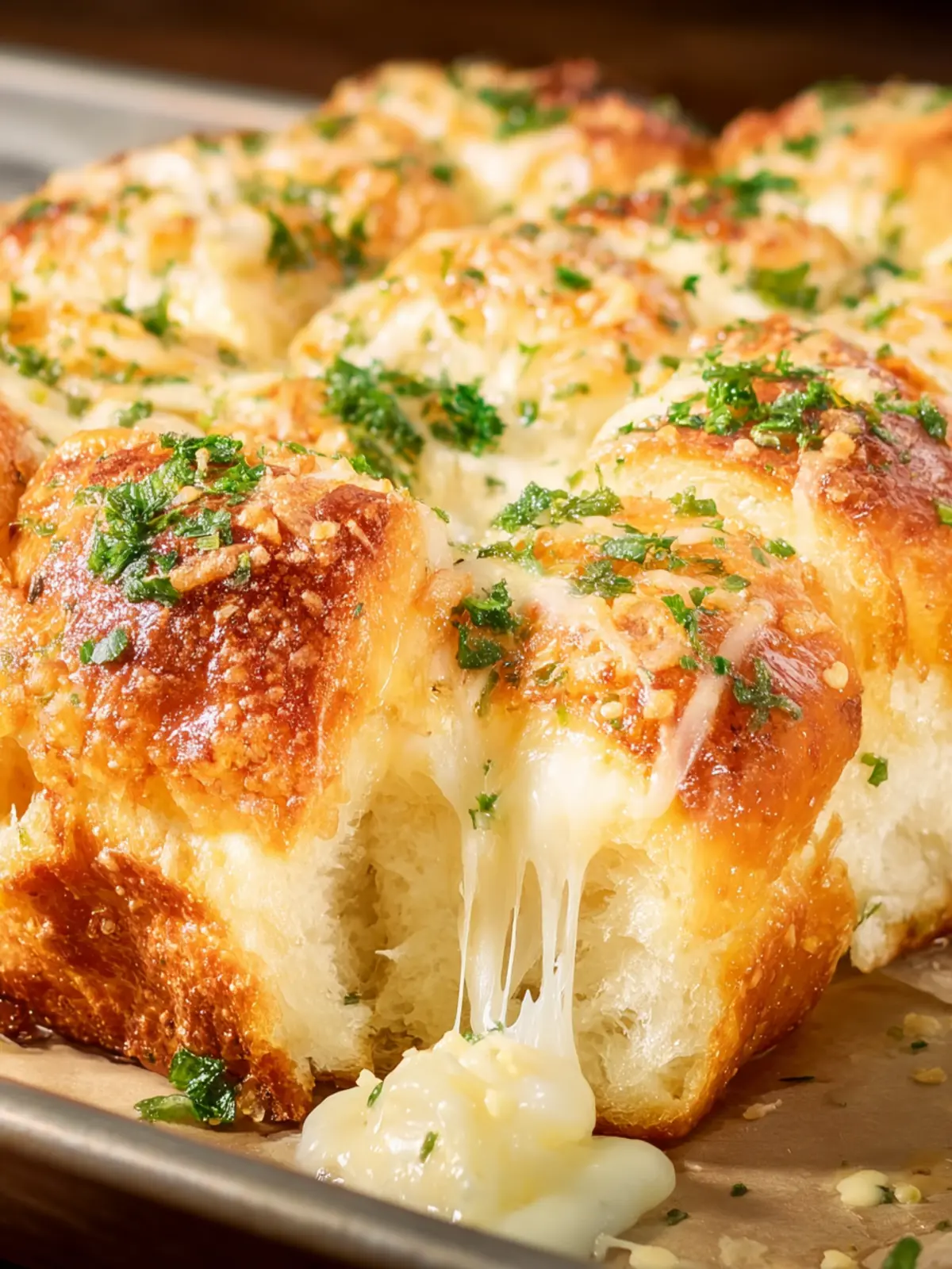 Cheesy Hawaiian Roll Garlic Bread First Image