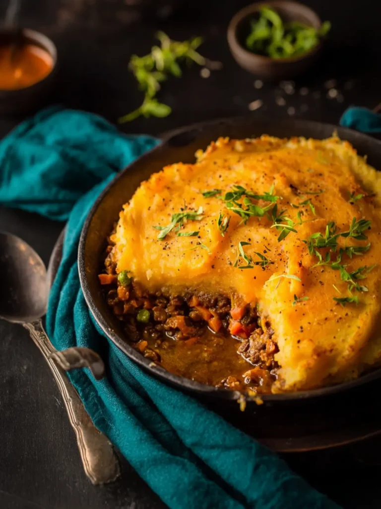 Moroccan Spiced Vegan Shepherd’s Pie First Image