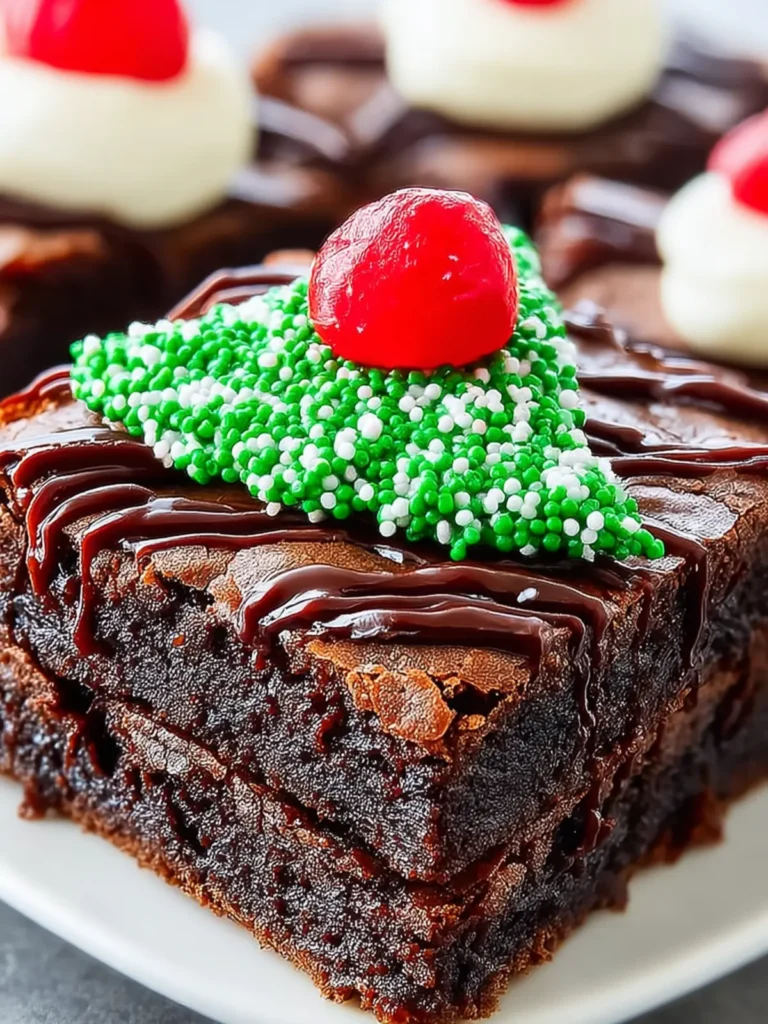 Irresistible Spiced Tree Brownies for a Flavorful Treat First Image