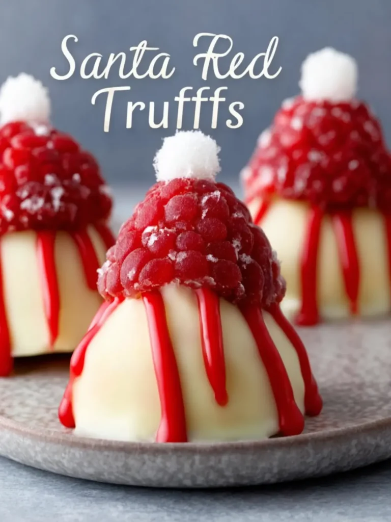 Santa’s Red Hat Truffles First Image