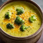 Vegan Broccoli Cheddar Soup Recipe First Image