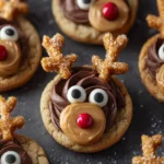 Reindeer Peanut Butter Cup Cookies First Image