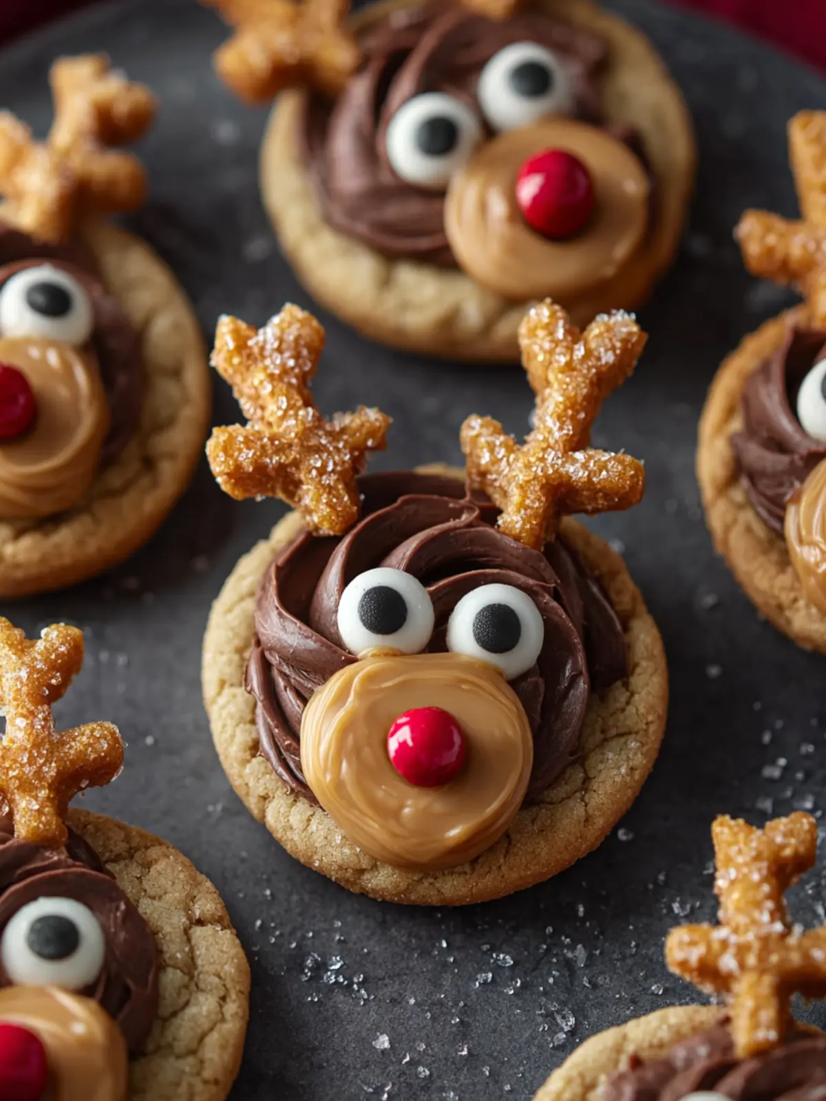 Reindeer Peanut Butter Cup Cookies First Image