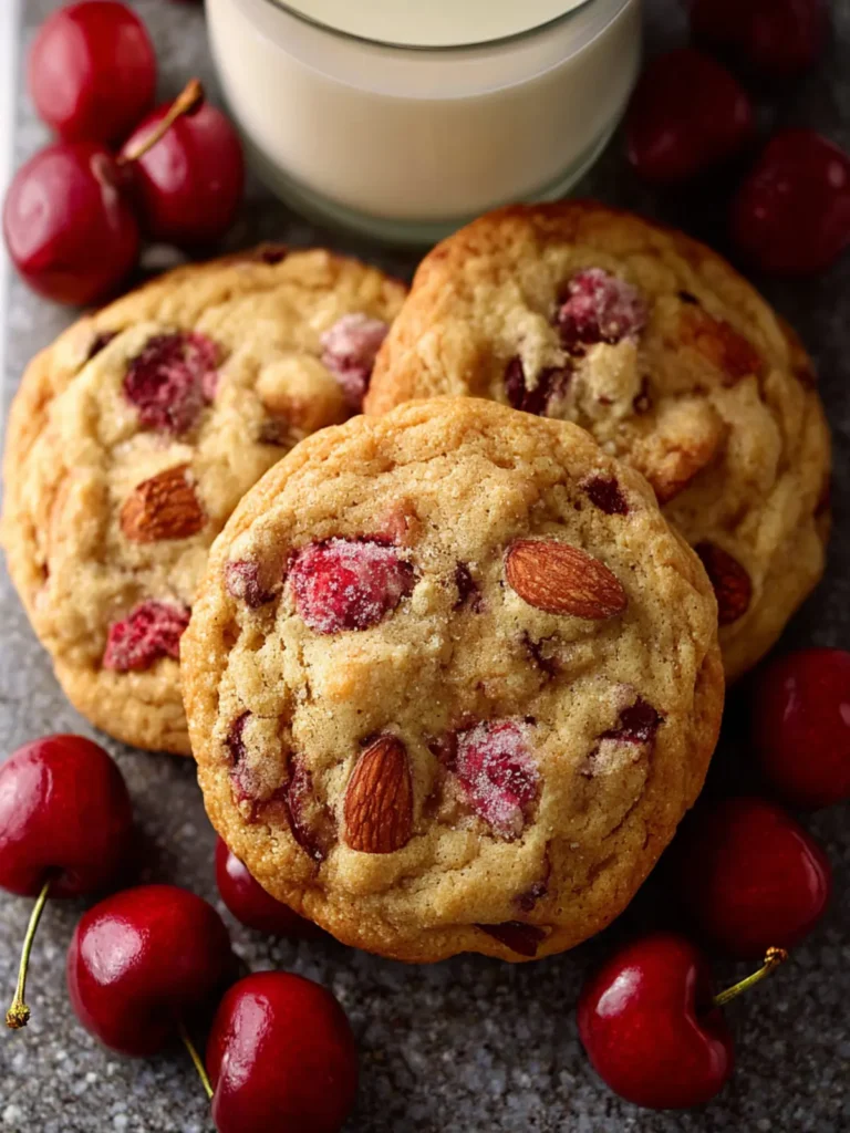 Cherry Almond Cookies Recipe: Sweet and Nutty Delight First Image