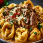 Creamy Cheesesteak Tortellini First Image