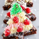Easy Brownie Christmas Tree Treats First Image