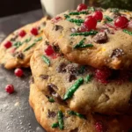 Chocolate Chip Christmas Cookies First Image
