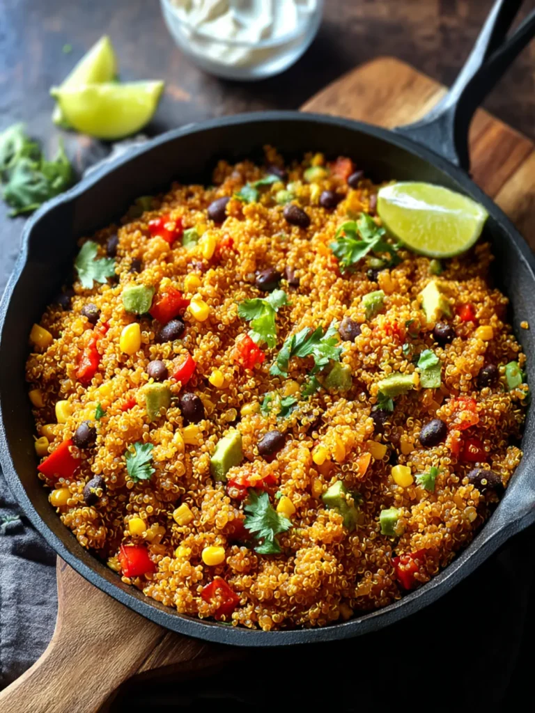 Savory One Pan Mexican Quinoa: A Flavorful Delight First Image