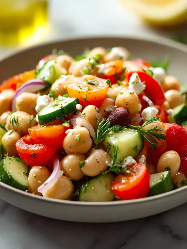 Mediterranean Bean Salad Recipe First Image