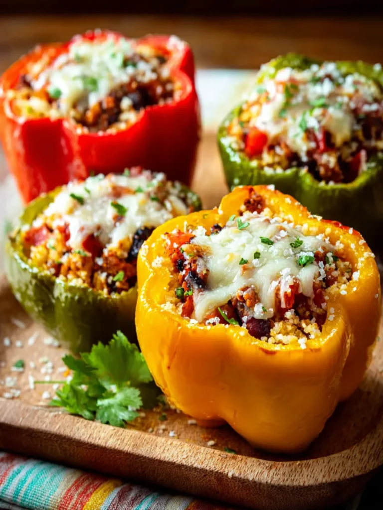 Southwestern Stuffed Peppers with Cauliflower Rice First Image