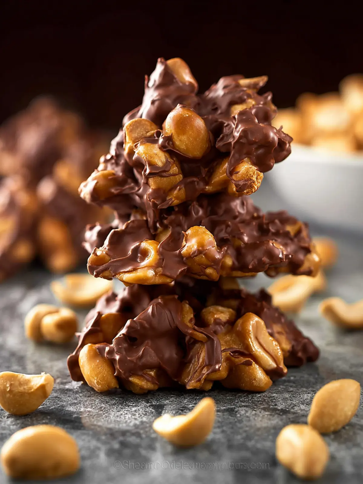 Crockpot Peanut Clusters First Image
