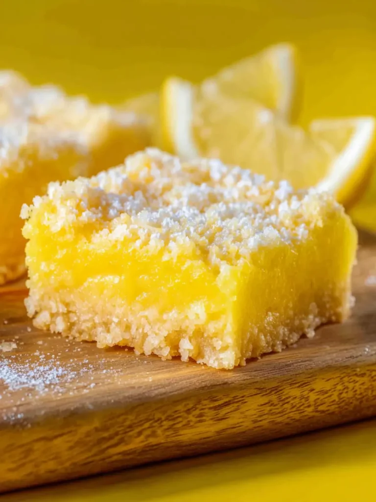 Cake Mix Lemon Bars First Image