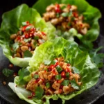 Chicken Lettuce Wraps with Thai Chili Sauce First Image