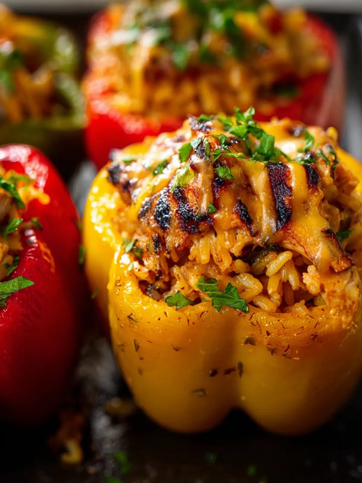 Chicken Stuffed Peppers First Image