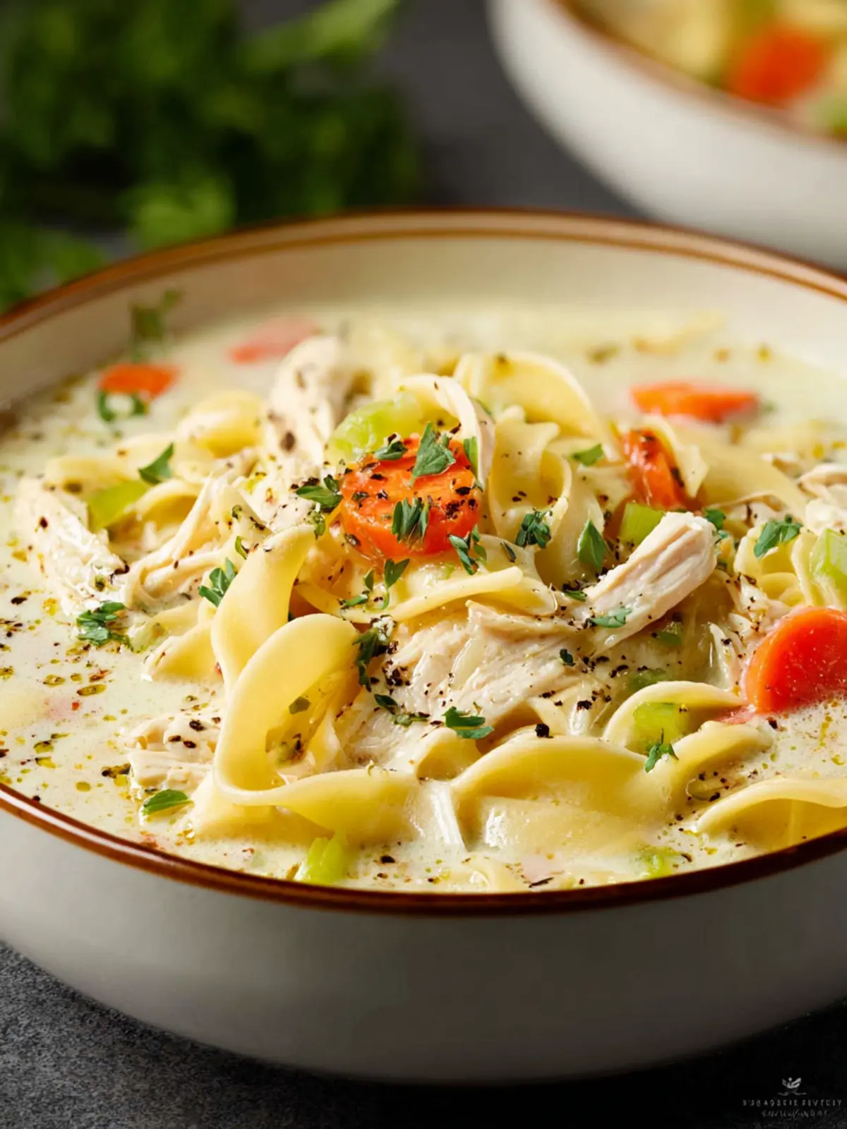 Creamy Chicken Noodle Soup First Image