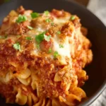 Crockpot Lasagna Casserole First Image