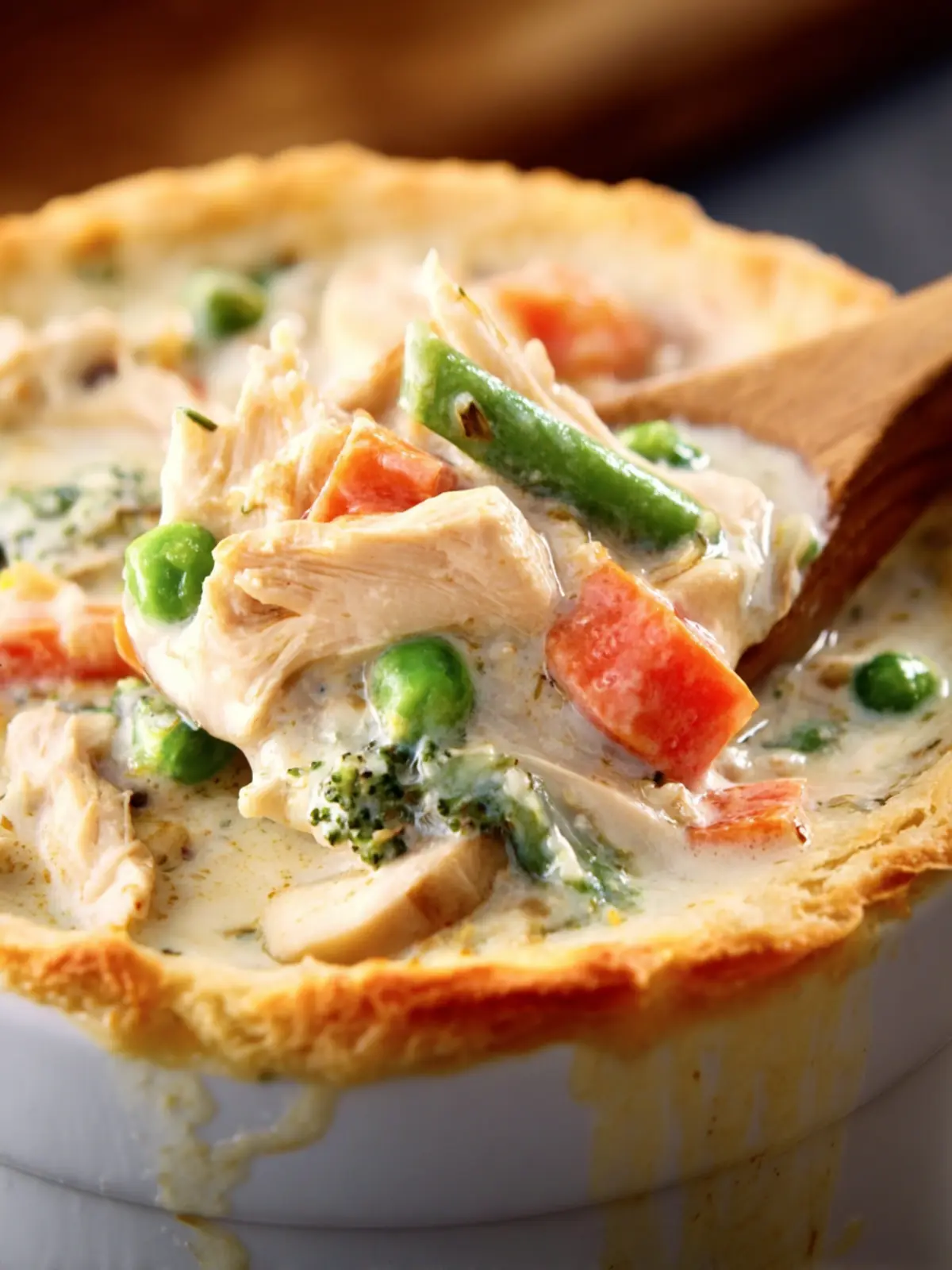 Crustless Chicken Pot Pie First Image