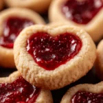 Heart Jam Thumbprint Cookies First Image