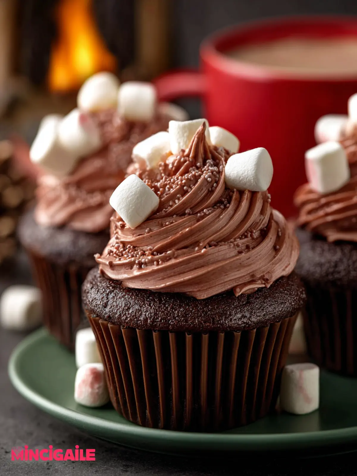 Hot Cocoa Cupcakes First Image