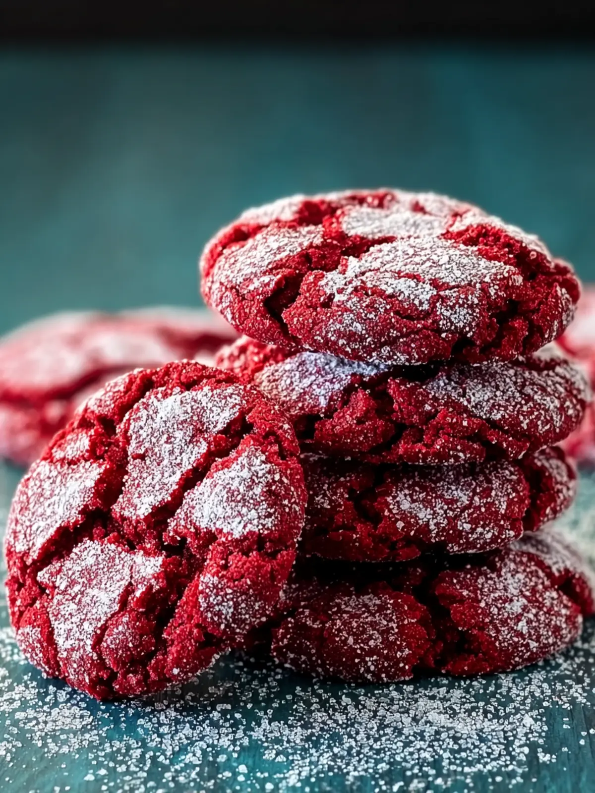 Irresistible Red Velvet Crinkle Cookies Recipe to Impress First Image