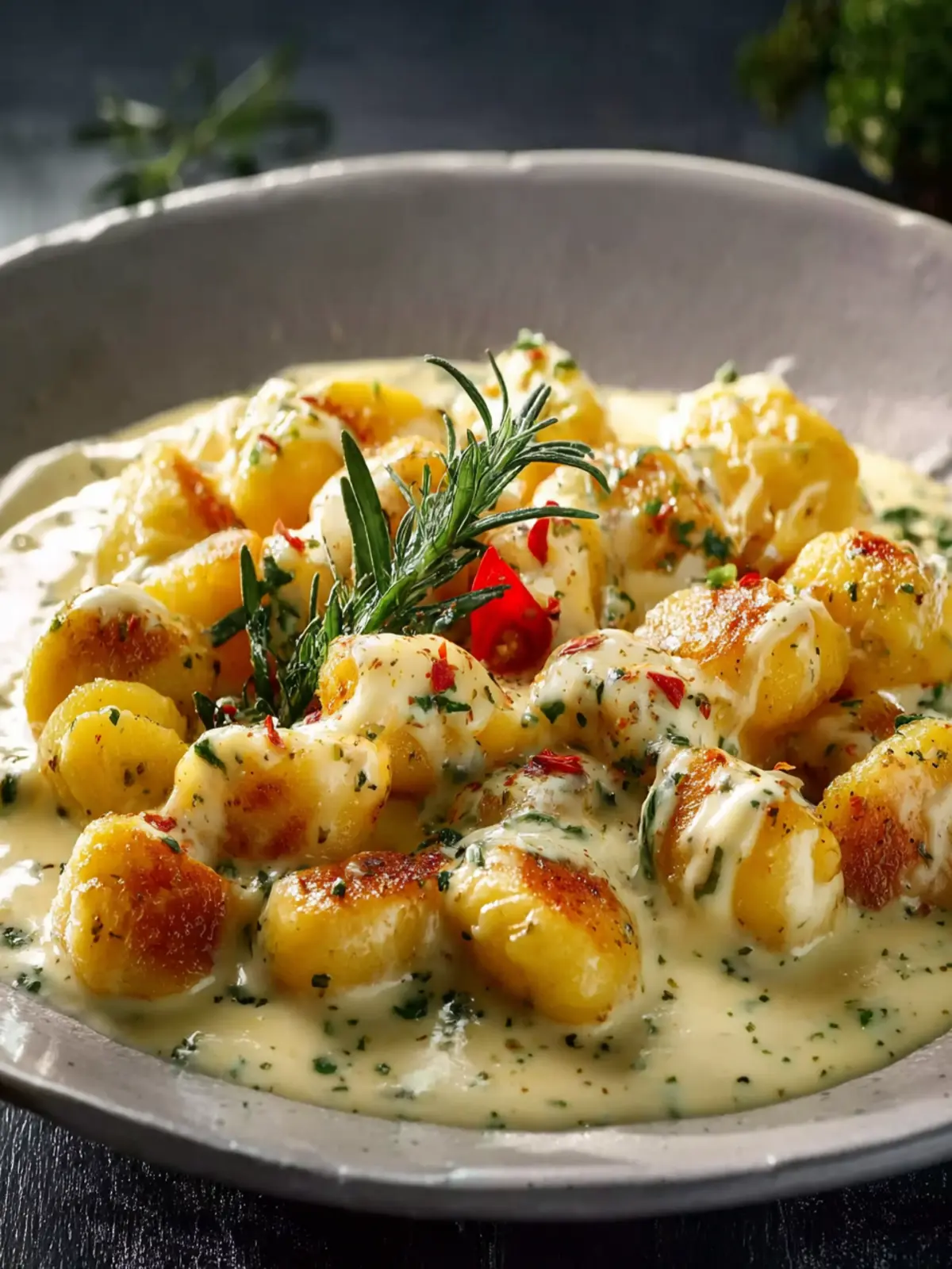 Millionaire Gnocchi with Creamy Sauce First Image