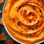 Roasted Red Pepper Hummus First Image