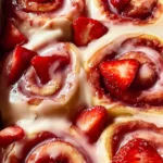 Strawberry Cinnamon Rolls Recipe First Image