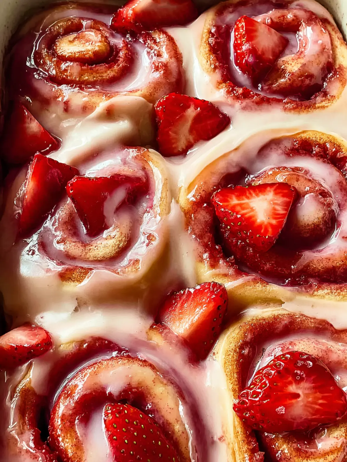 Strawberry Cinnamon Rolls Recipe First Image