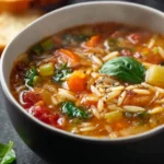 Vegetable Soup with Orzo First Image