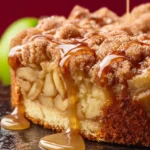 Spiced Apple Coffee Cake with Cider Glaze First Image