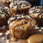 Peanut Butter Banana Baked Oatmeal Cups First Image