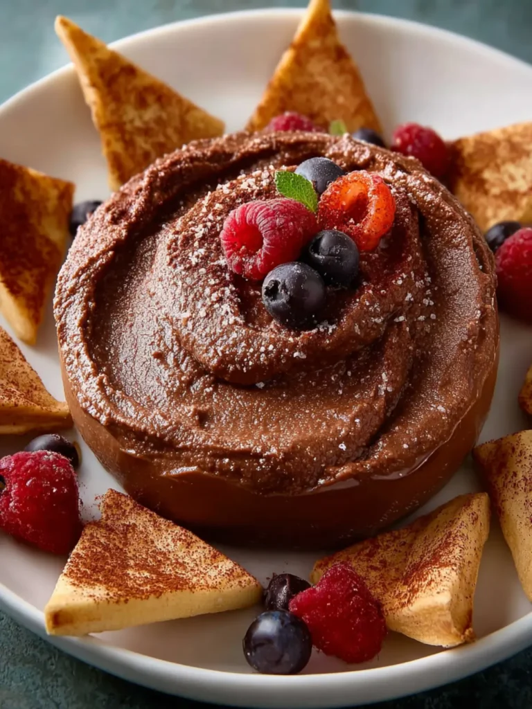 Chocolate Hummus Recipe First Image