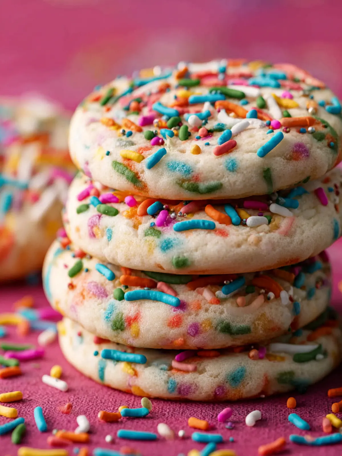 Drop Sugar Cookies with Sprinkles First Image