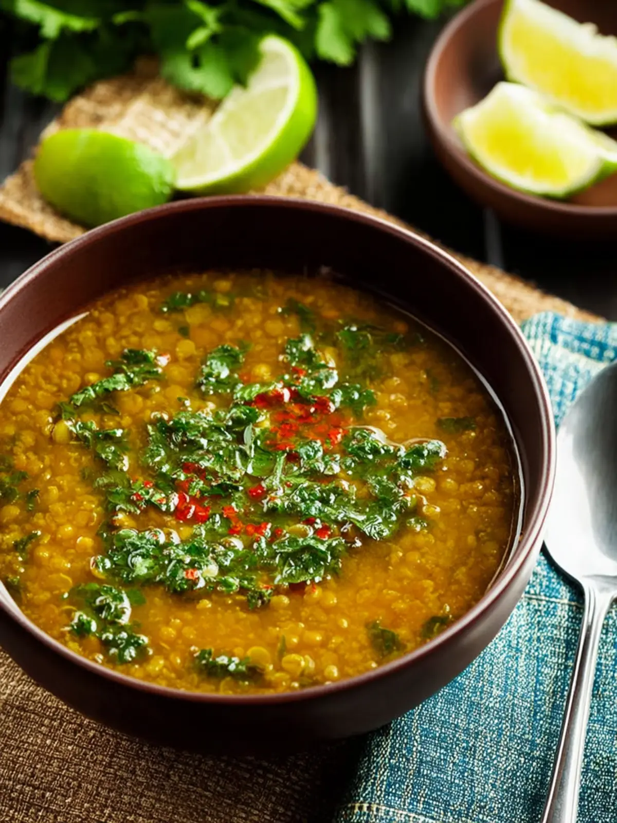 Indian Lentil Soup (Slow Cooker) First Image