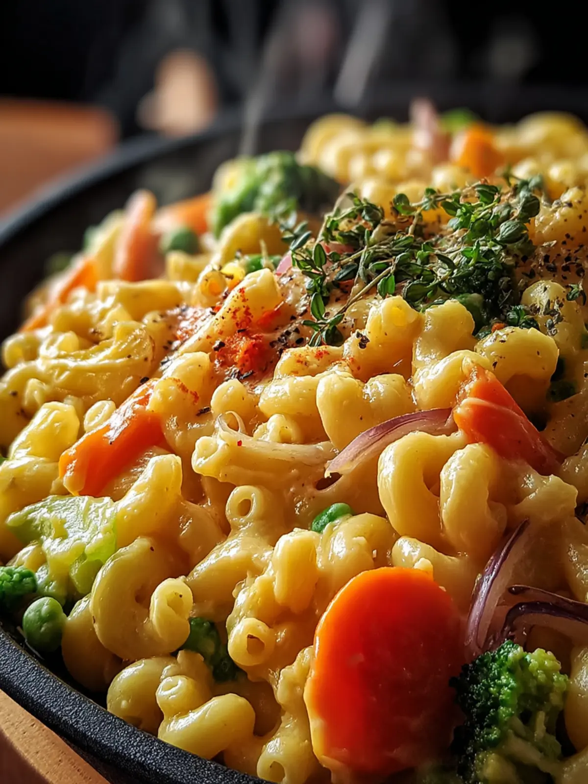 One Pot Veggie Mac and Cheese First Image