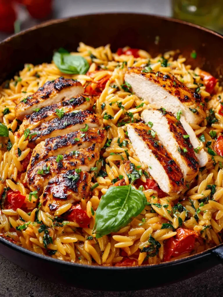 Tuscan Chicken Orzo First Image