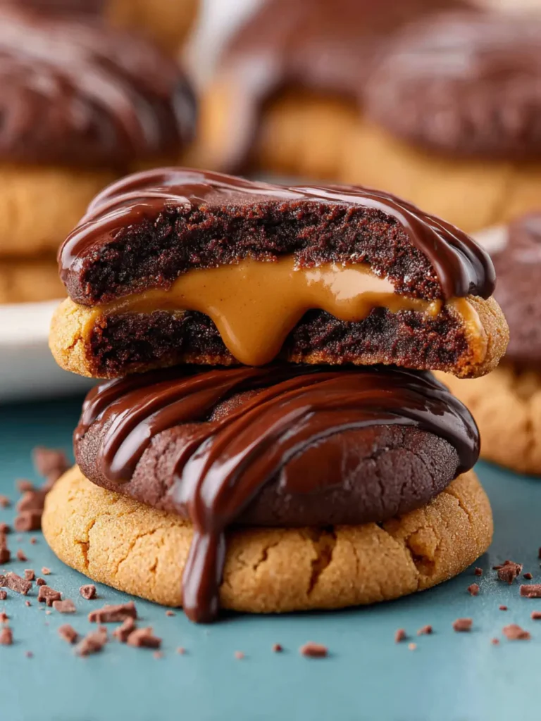 Buckeye Brownie Cookies First Image