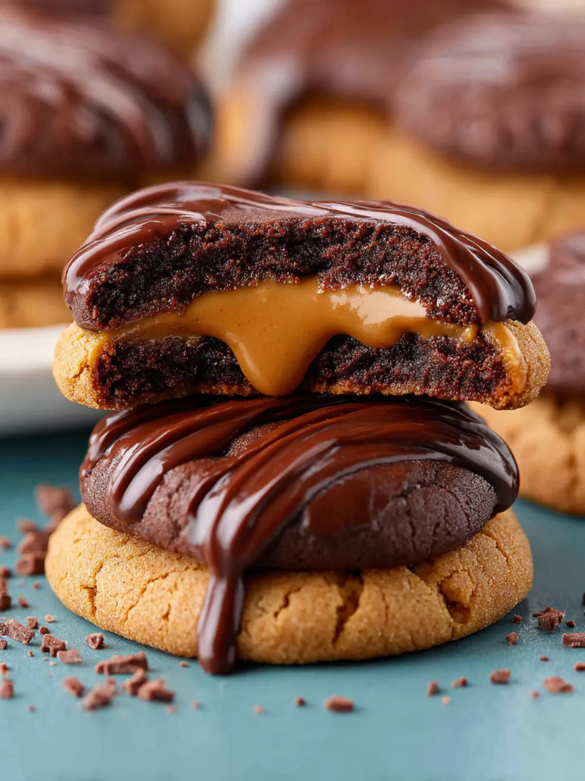 Buckeye Brownie Cookies First Image