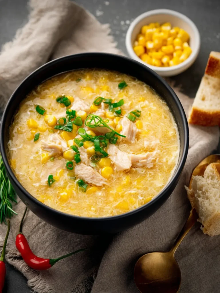 Chicken and Sweetcorn Soup First Image