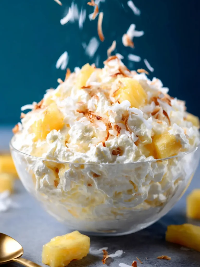 Coconut Pineapple Fluff Salad Recipe First Image