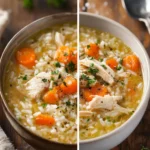 Crock Pot Chicken and Rice Soup – dinner recipes First Image