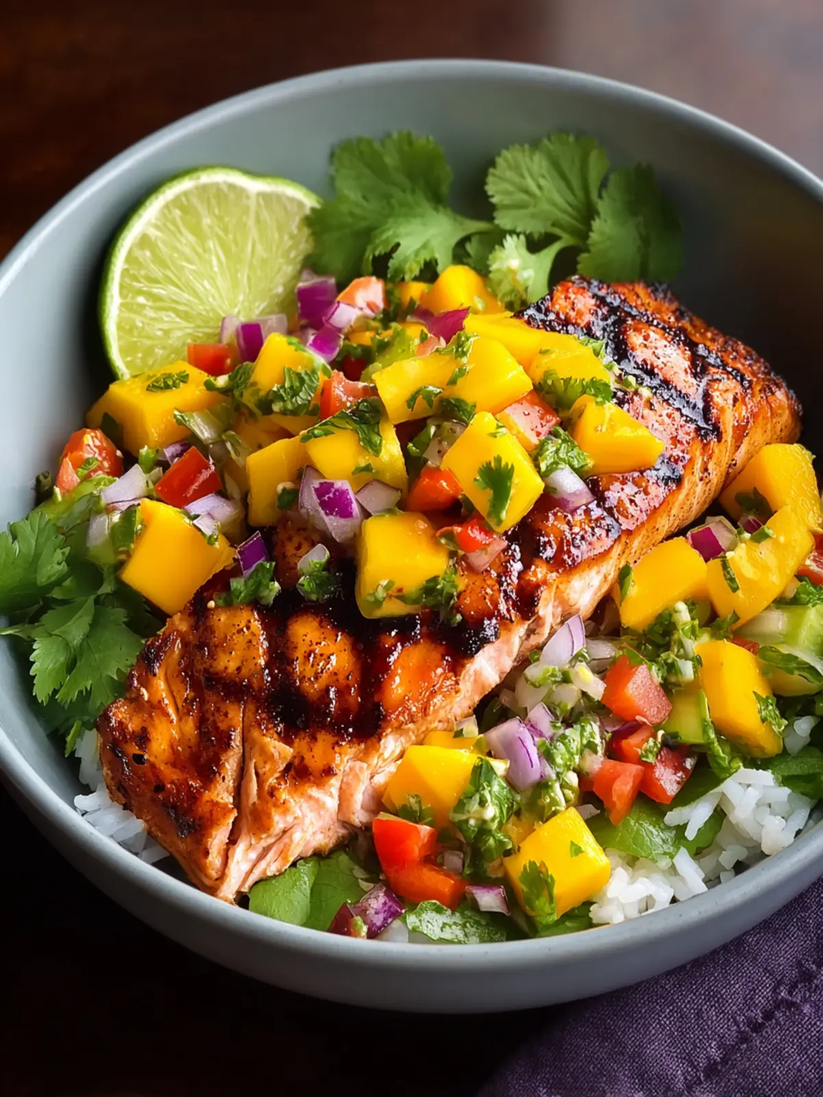 Mango Salsa Salmon Bowls: Quick, Healthy Fun for Summer Nights First Image