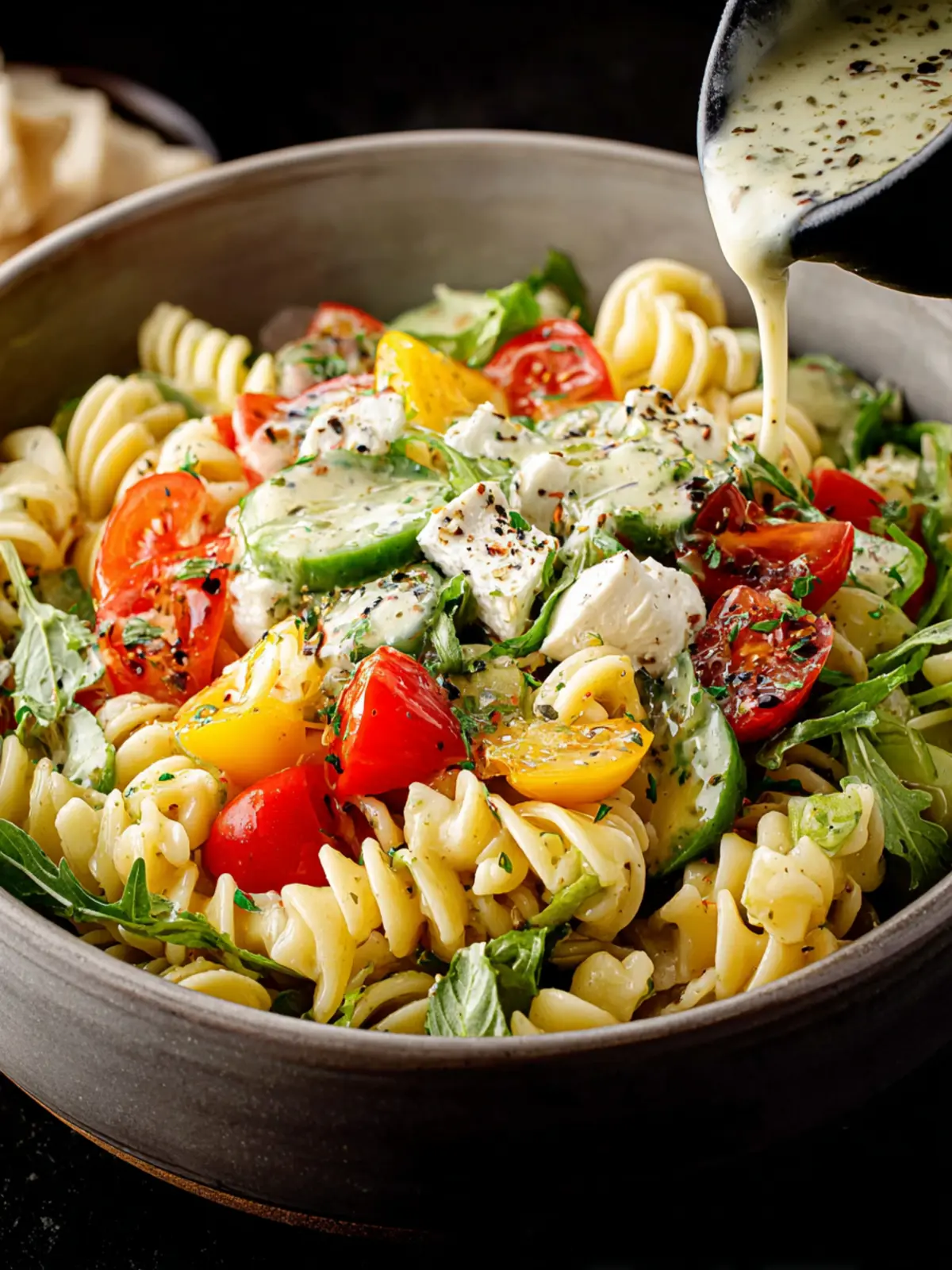 Refreshing Spring Pasta Salad with Italian Dressing Recipe First Image
