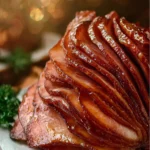 Slow Cooker Ham with Maple Glaze First Image