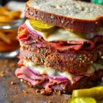 Slow Cooker Pastrami Sandwich First Image
