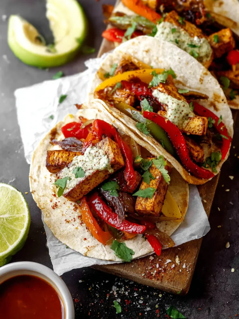 Vegan Tofu Fajitas First Image